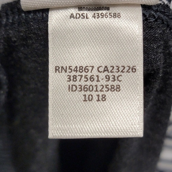 Victoria Secret Pink Leggings Womens Size Large Dark Gray Stretch Spell Out - Picture 4 of 9